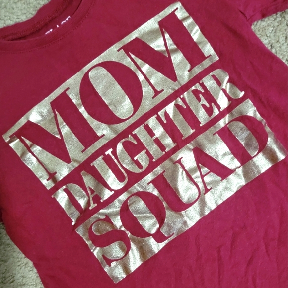 The Children's Place Girls Foil Squad Graphic Tee - Autumn Red Size: M 7/8 - Picture 4 of 4